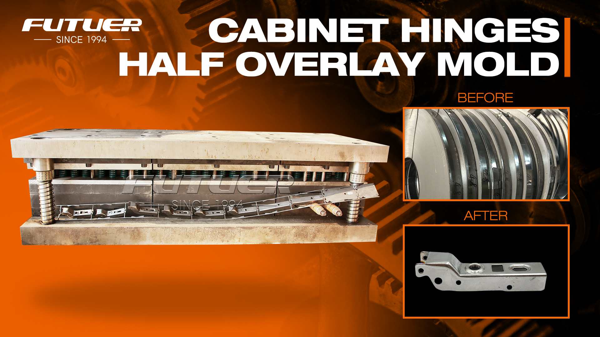 Cabinet Hinge-Half Overlay Mold