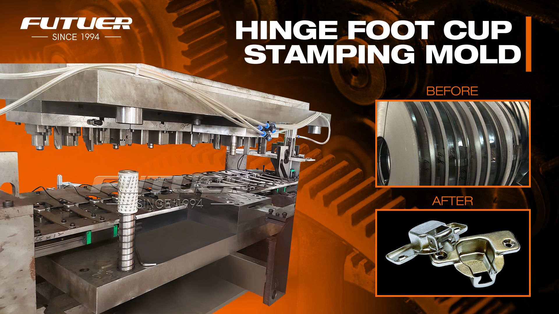 Cabinet Hinge - Foot Cup Mold