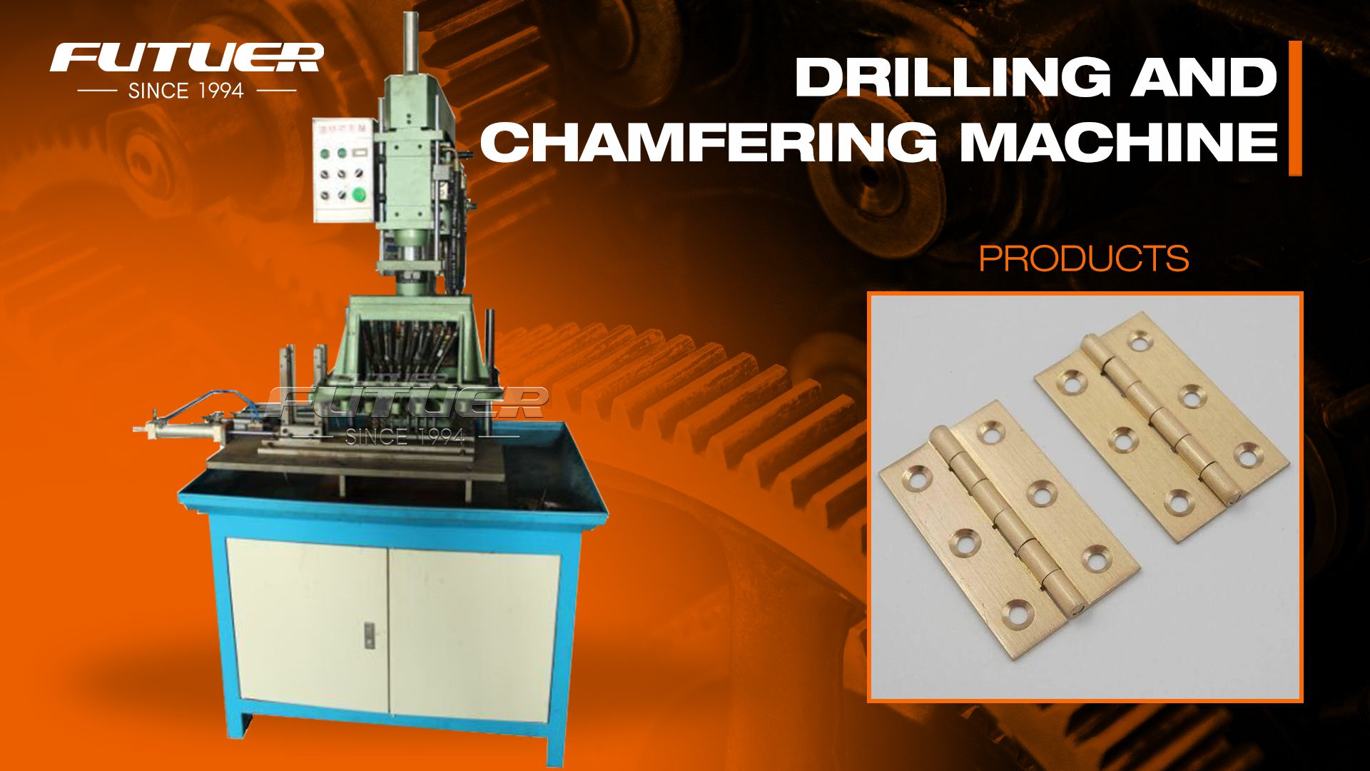 Hinge Drilling And Chamfering Machine