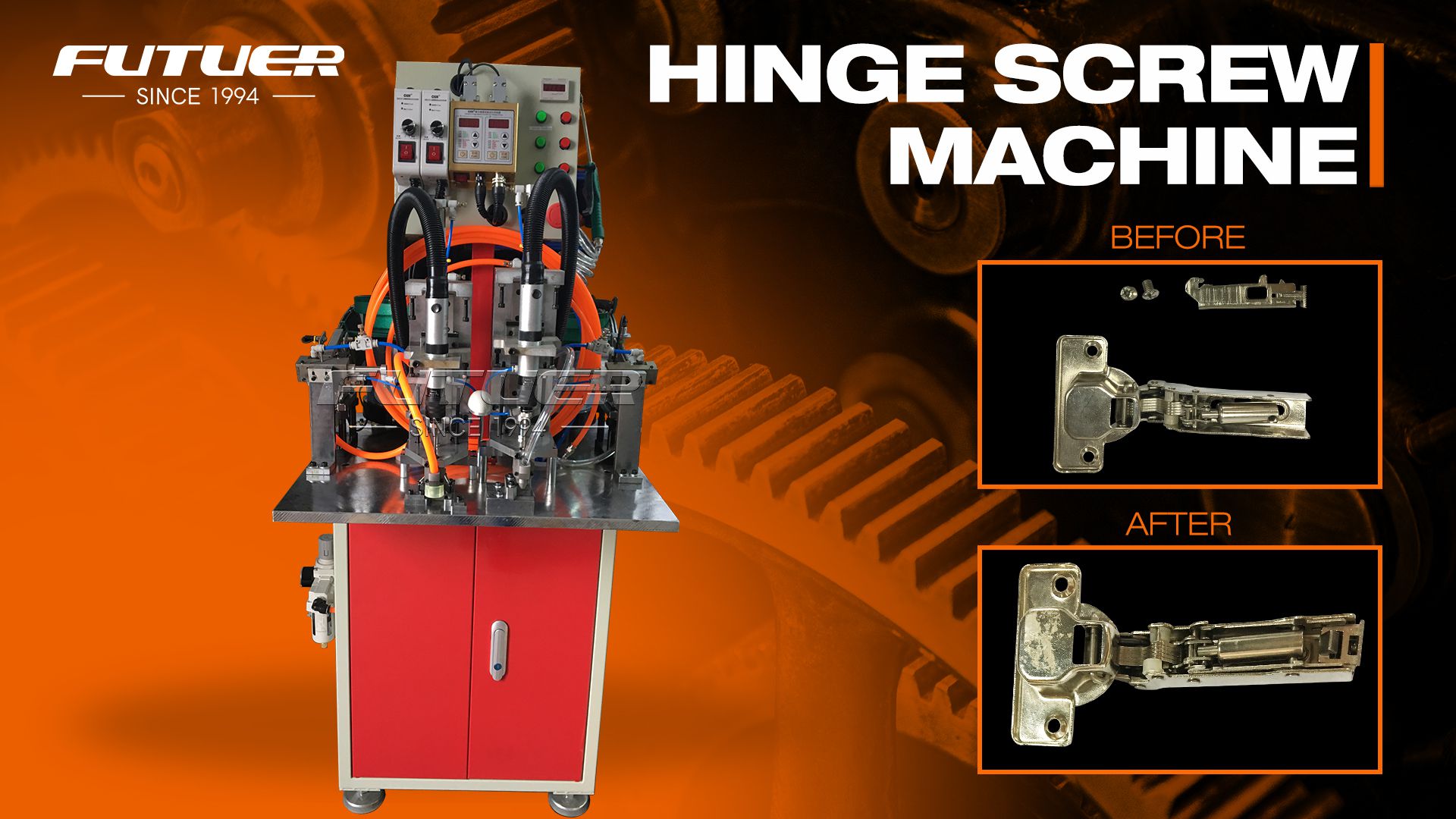 Hinge screw machine-hydraulic disassembly model