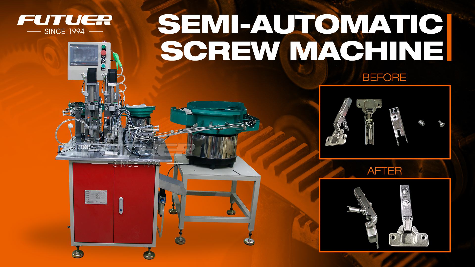 Semi-automatic screw machine